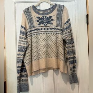 J. Crew Fair Isle Crewneck Sweater